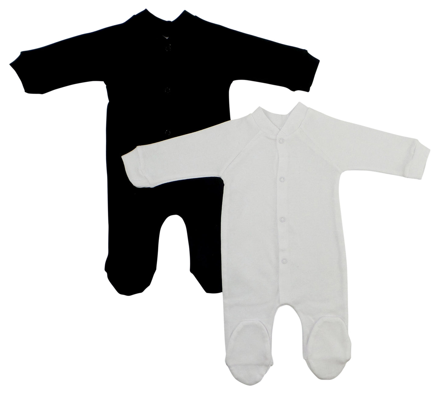 Luxe™ Black and White Closed-toe Sleep & Play