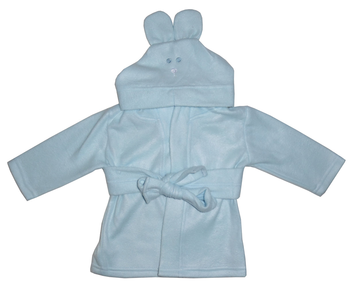 Luxe™ Blue Robe with Hoodie